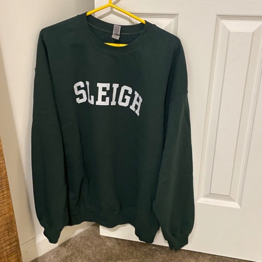 Sleigh Pullover Sweater Size XL Green